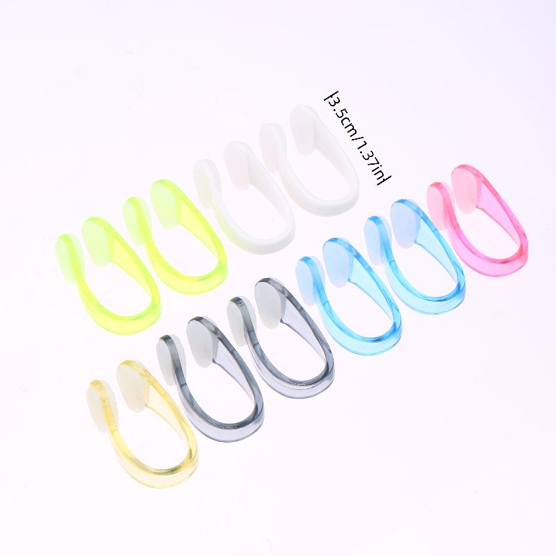 Swimming Nose Clip Anti Slip Silicone Waterproof Nose Plug for Adults Snorkeling Diving Pool Float