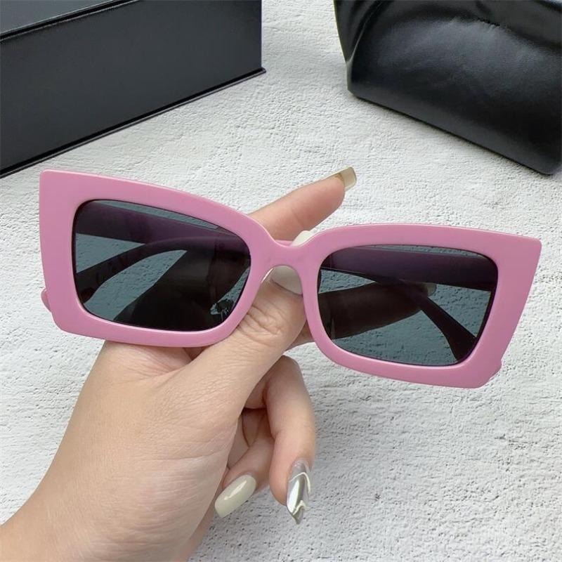 Sommermote Retro Shades Solbriller Hip-hop Firkantet Stor Innfatning Estetiske Shades Briller UV400 Solbeskyttelsesbriller