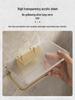 Acrylic Tissue Holder: Punch-Free Wall-Mounted Bathroom Paper Dispenser