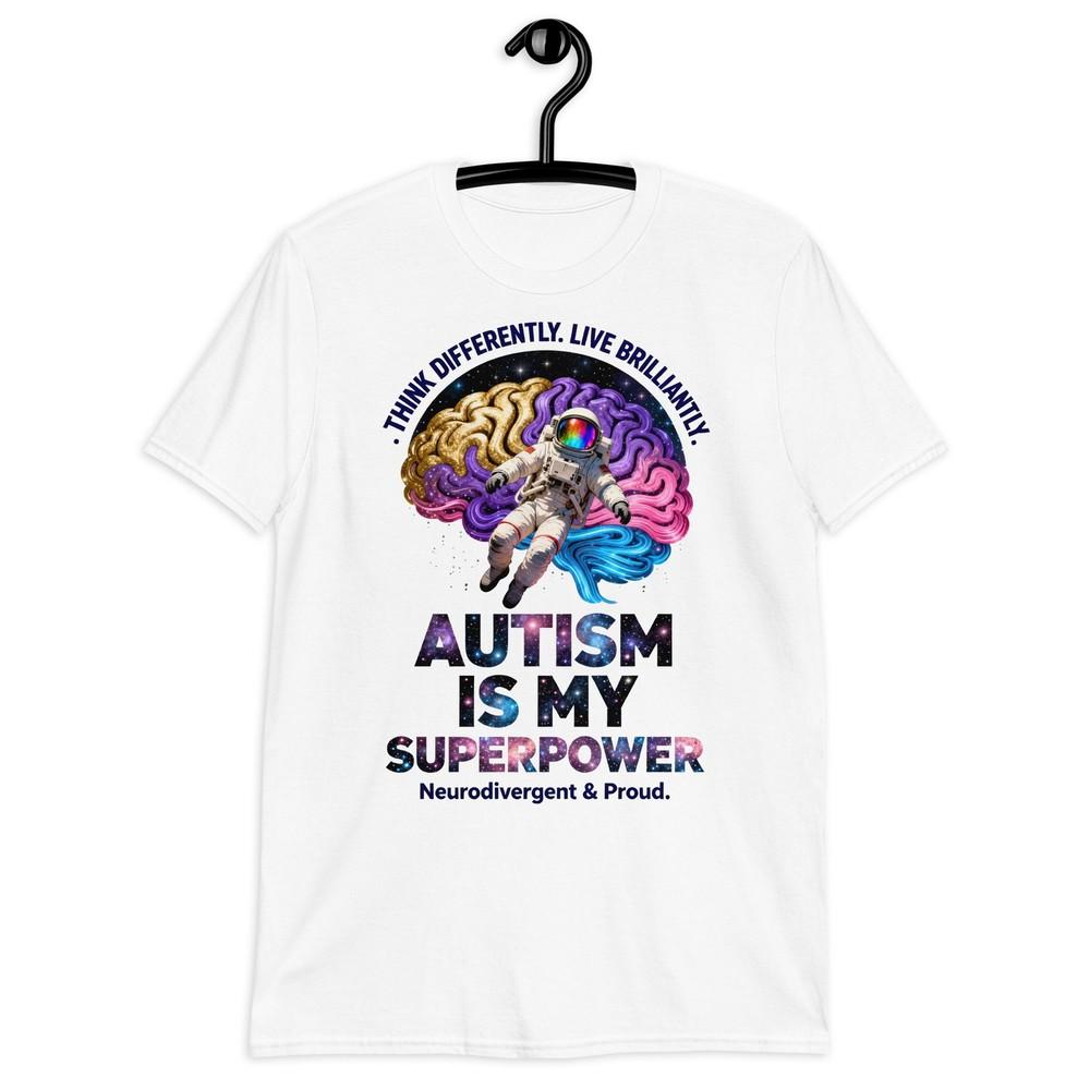 Autism Awareness TShirt Autism Is My Superpower Neurodivergent Tee