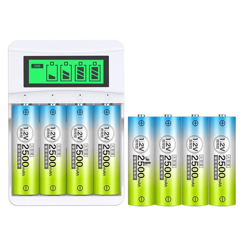Delipow Rechargeable AA/AAA Batteries & Smart LCD Chargers CN plug (adapter included)