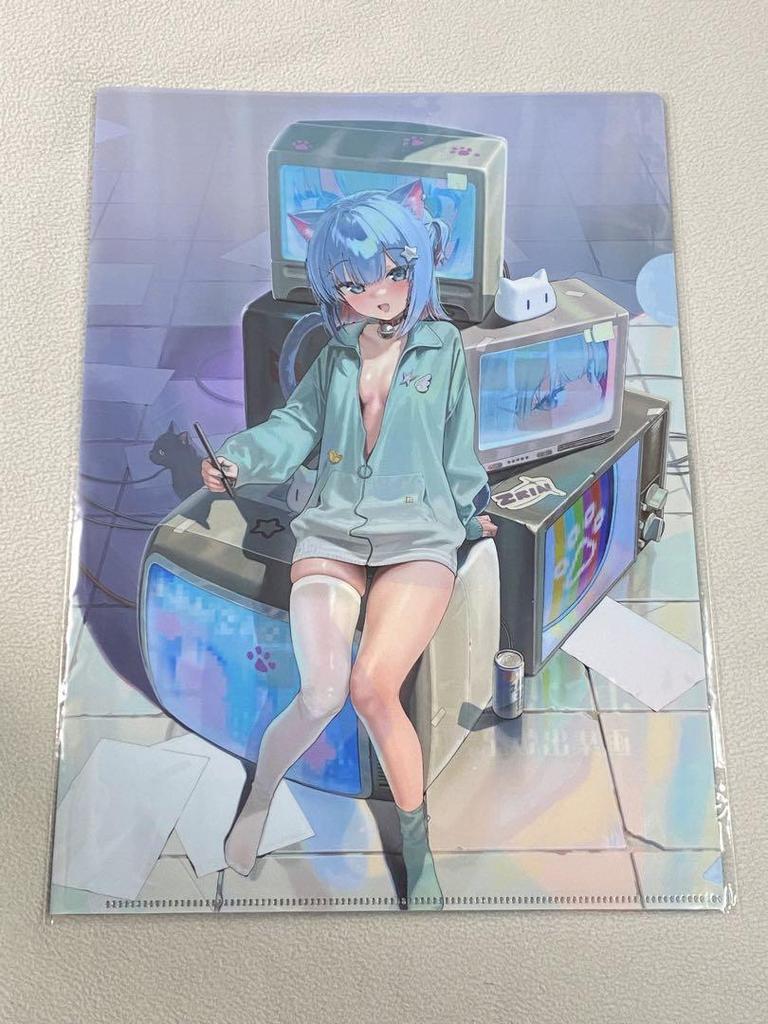 [USED] Kanzarin Sensei Mouse Pad & Art Clear File