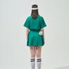 Blu Dot Cropped Short Sleeve Tee Gn