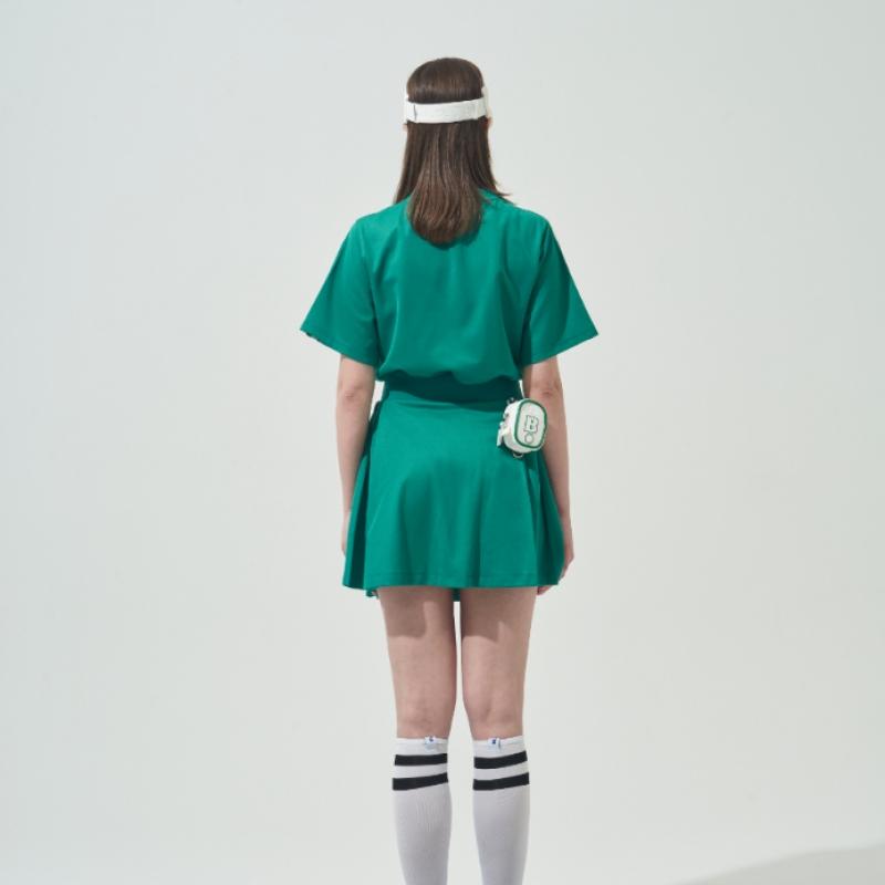 Blu Dot Cropped Short Sleeve Tee Gn