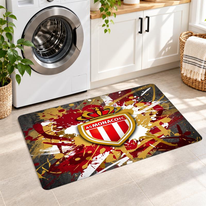 Flannel Kitchen Mat Monaco FC Soft Area Rug Non Slip Floor Carpet Home Decoration