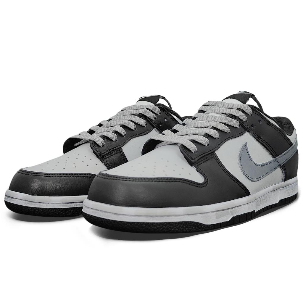 Nike Dunk Slip Resistant, Abrasion Resistant, Lightweight Low top Skateboard Shoes Unisex Black Gray DD1391-100(Team501-)