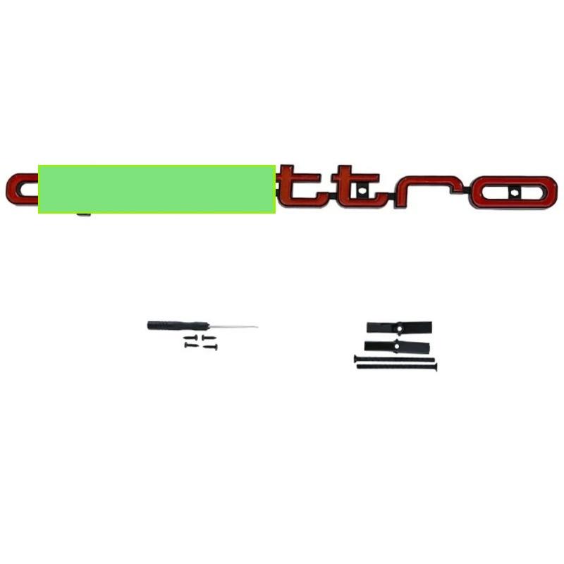 

3D ABS Эмблема Передняя решетка автомобиля Эмблема для A3/4/5/6/7/8 Q/5/7 S3/4/5 R-S3/4/6 Аксессуары для значков чёрный/красный