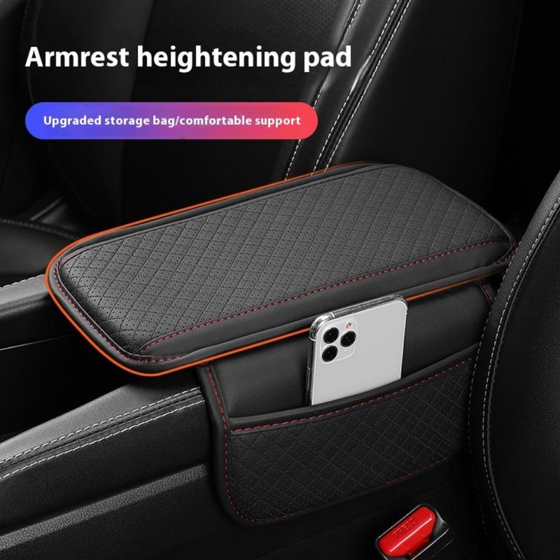 Adjustable Car Center Console Pad with Extra Storage Pockets Ergonomic Car Console Organizer Pad For Easy Organization