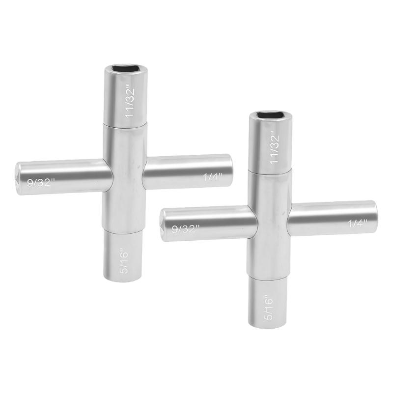 

4 In 1 Carbon Steel Multifunction Faucet Wrench Tool With 6.5/7.5/8.5/9.5mm Specifications For Various Plumbing Needs 1