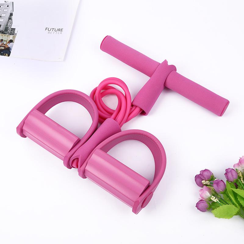 

4 эластичных каната сопротивления, тренажер для гребцов, эластичная лента для живота, домашний спортзал, спортивные тренировочные резинки для фитнес-оборудования