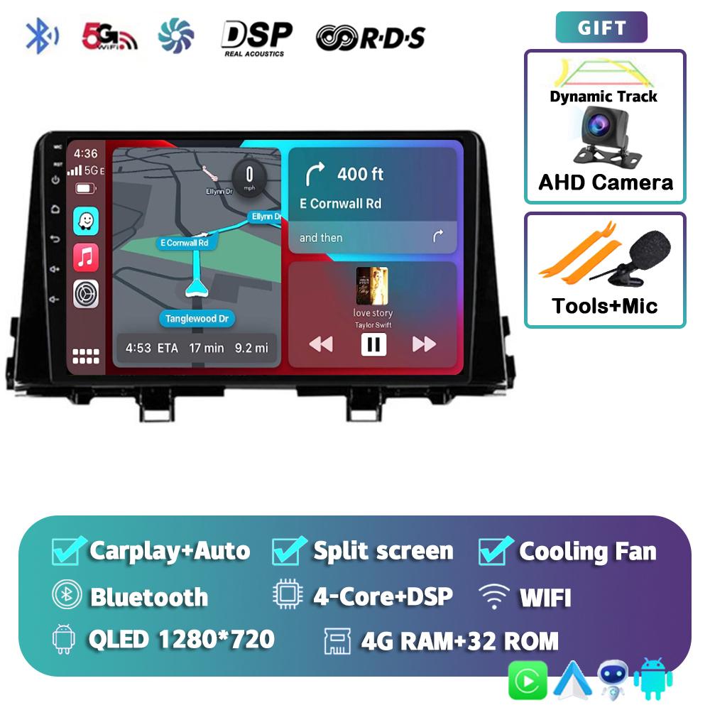 Android 14 Carplay WIFI+4G For KIA PICANTO Morning K 2016 2017 2018 2019 Car Radio Autoradio Multimedia Player Navigation Stereo
