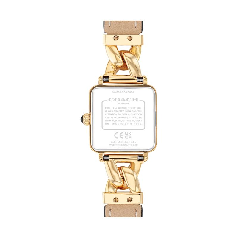 Coach Cass Quarz Uhr Schwarzes Zifferblatt 30 Meter Wasserdicht Luxus Damen Uhren 14504356