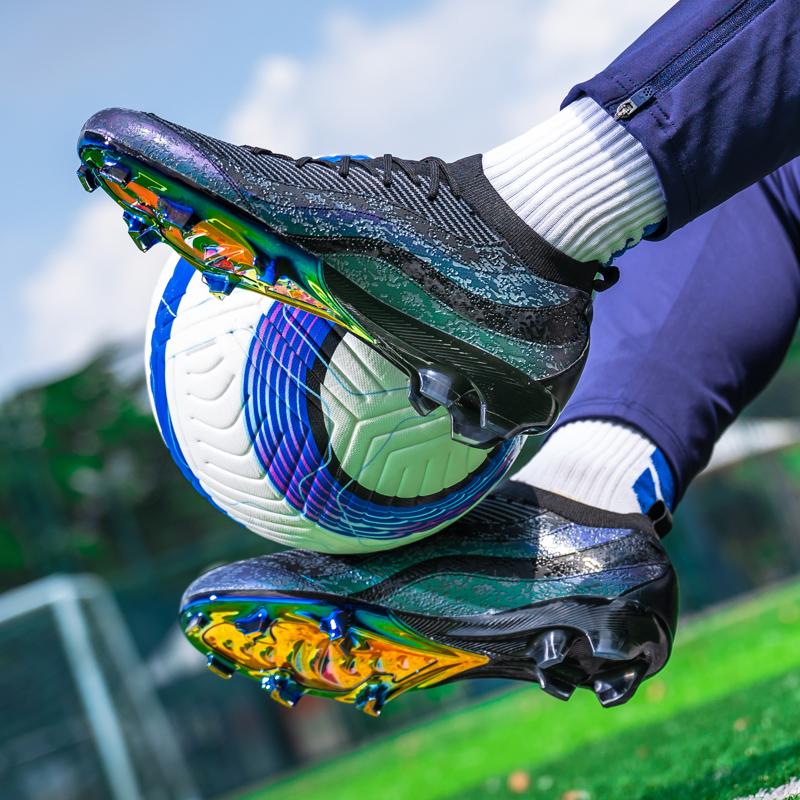 High-End Wear-Resistant Football Shoes for Grass Training with Long Nails Anti-Slip Suitable for All Seasons And Fields