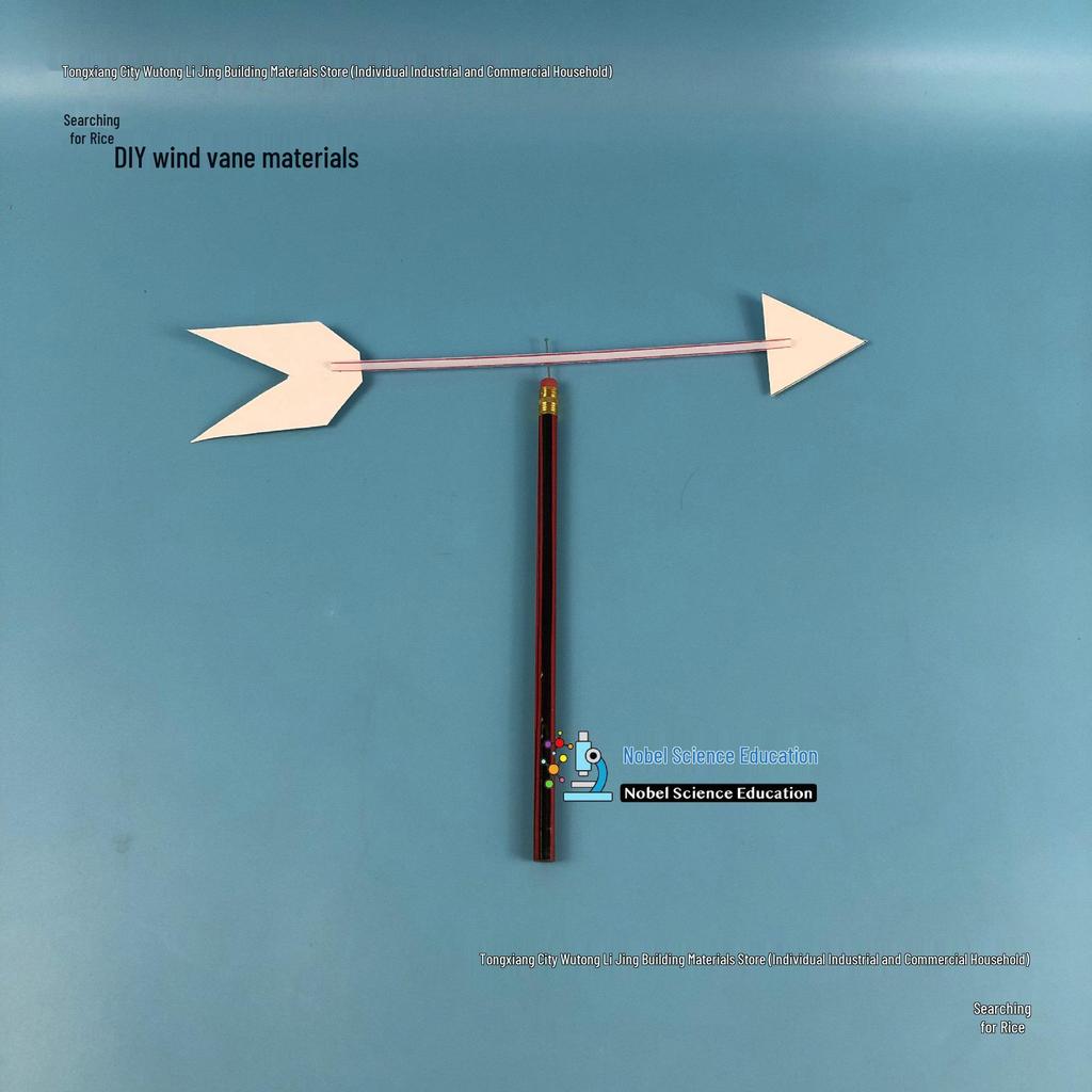 DIY Weather Station Kit: Weather Vane, Rain Gauge, and Wind Sock Materials for Experiments