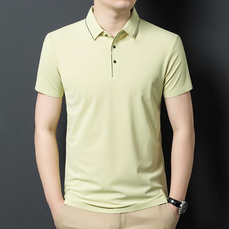 Yiliteng Men s Summer Lapel Polo Shirt YTMTST5065 180