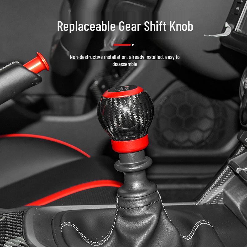 22-Model GR86 & Subaru BRZ Dry Carbon Gear Shift Knob Replacement