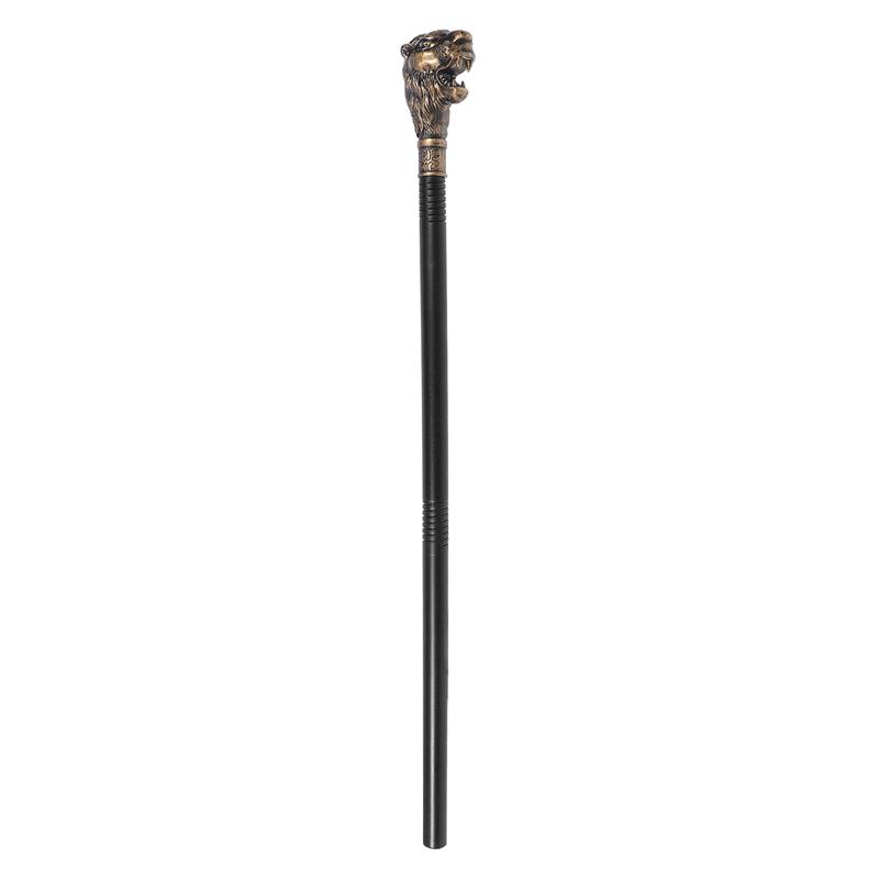 Lion s Head Scepter Halloween Cosplay Walking Stick Prop Costume Cane Wand for Party Wands 77x8cm