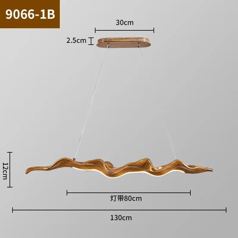 Vintage Resin Leaf Pendant Lights Tea House Dining Room Bedroom LED Chandelier Fixtures Indoor Decor Lighting Hanging Lamp