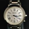 [USED] Seiko Seiko Lucia White Blue Silver Solar Watch