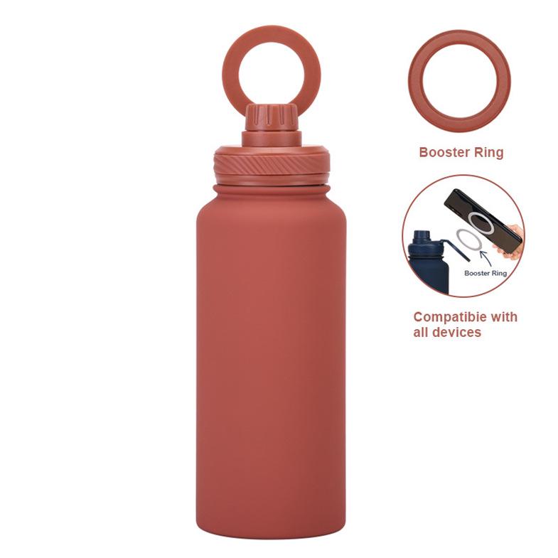 Magnetic Lid Sports Water Bottle