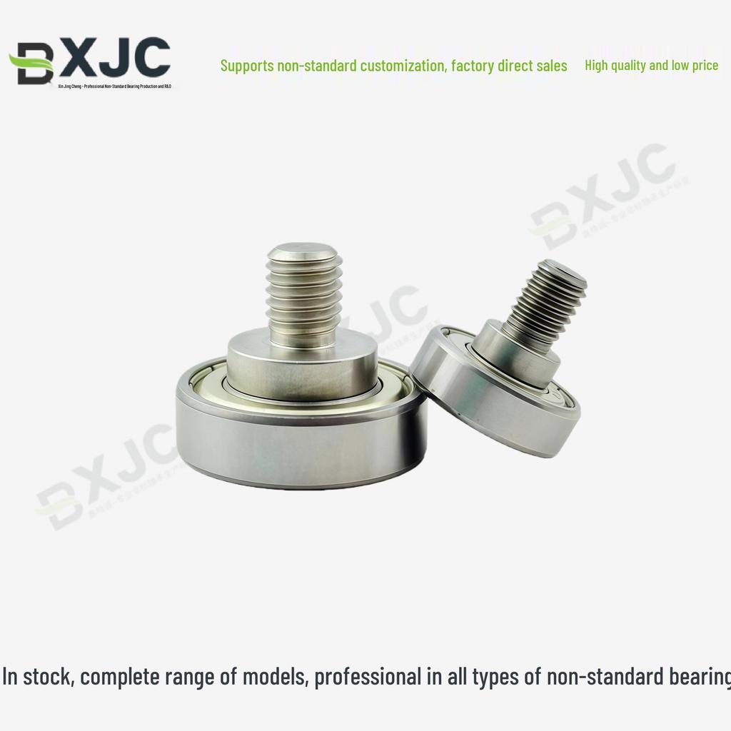 686 Stainless Steel 304 Threaded Metal Wheel Roller Bearing Pulley Guide.