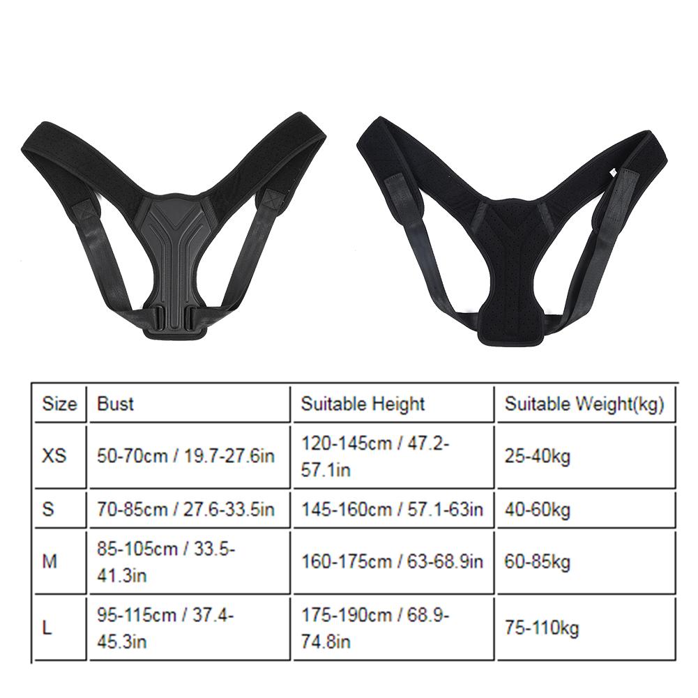 Adult Children Back Spine Support Hunchback Correction Belt Posture Corrector BraceXS(Bust 50 70cm)