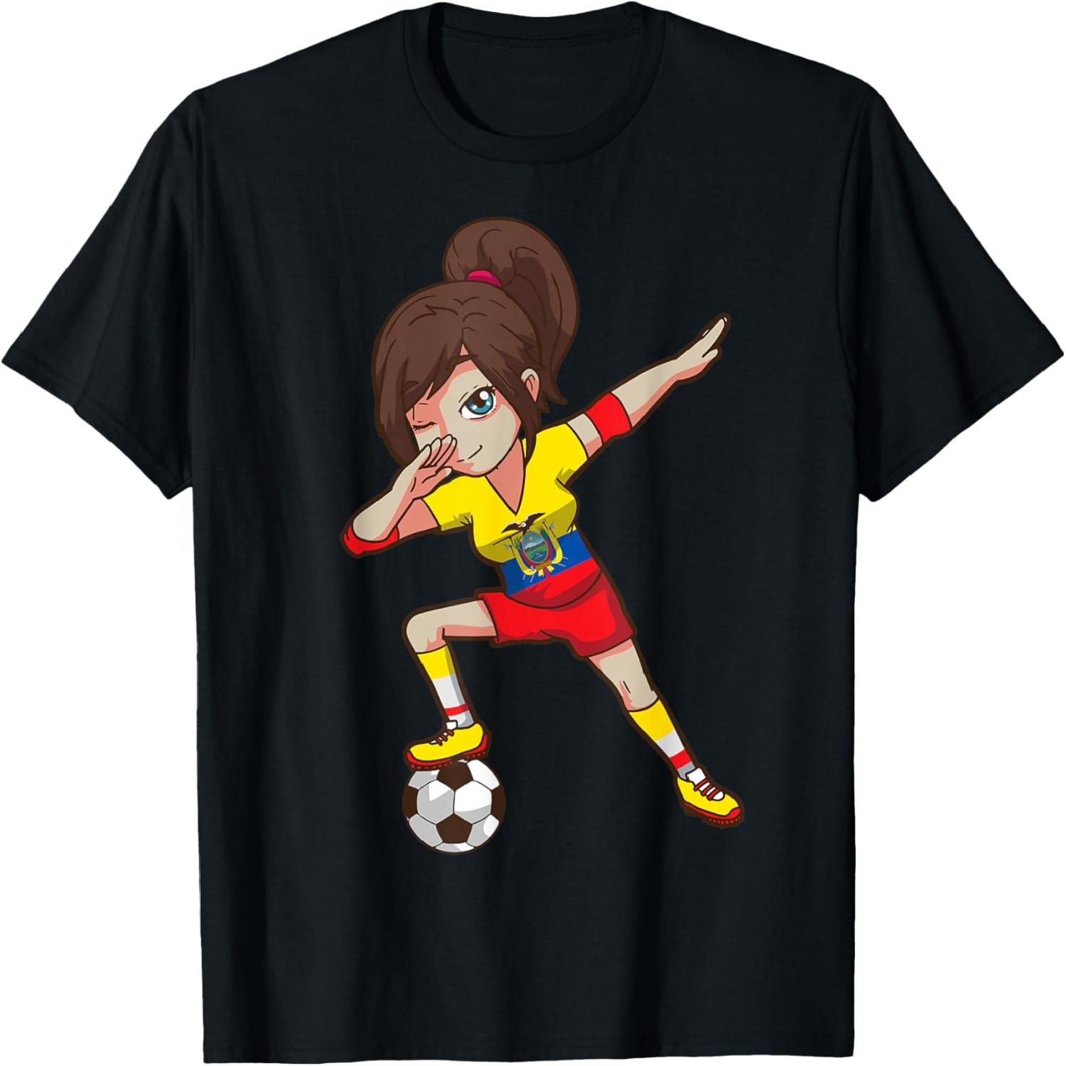 Soccer Fan Ecuador Ecuadorian Flag T-Shirt S