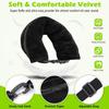 2PCS Fillable Travel Pillows with Rope U Shaped Neck Support Rest Portable Clothing Luggage Storage Pillow for Airplane
