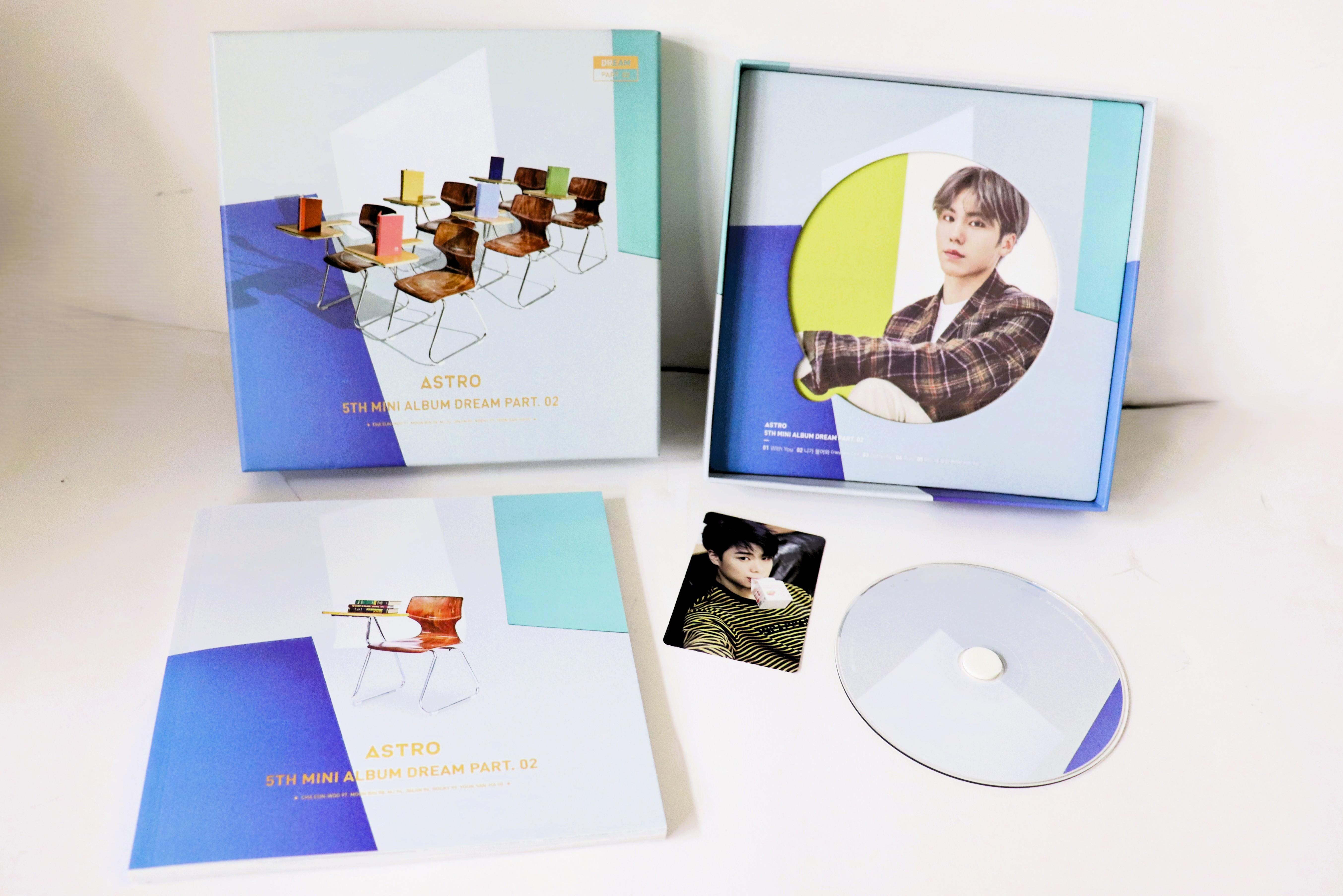 

CD ASTRO Dream Part.02 Wish Ver. INT0124 FANTAGIO MUSIC 2017 South Kore KPop Used