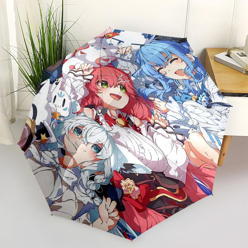 

1pc Anime Characters Automatic Opening Folding Umbrella - 8 Bone Iron Frame, Suitable for Fans, Travel, Daily Use, Gift for Festivals.U015