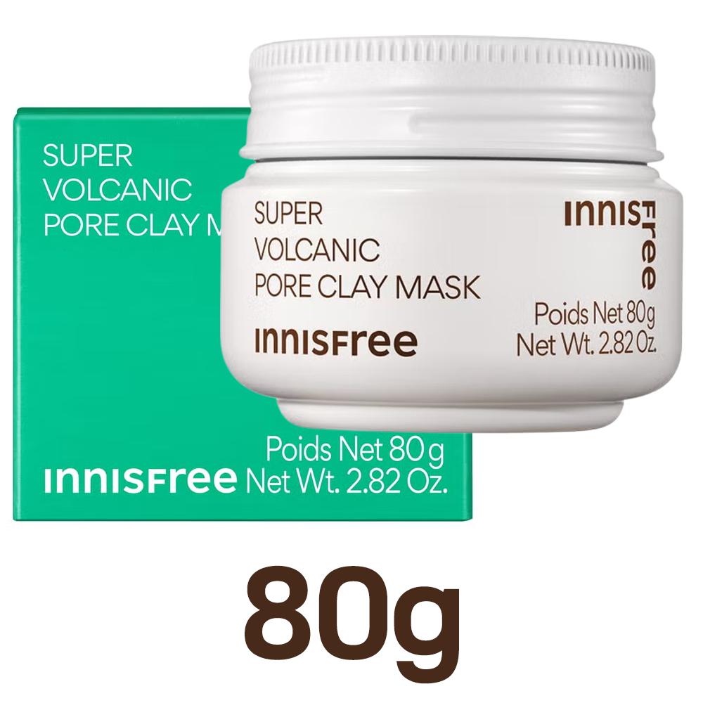 [INNISFREE] Маска-глина для пор Super Volcanic 80 г 1pc + Sample Gifts