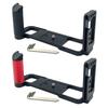 Aluminum Quick Release Plate Featuring Leather Grips and Fast Toolless Setups Secure Mounting for GFX 50R Photography