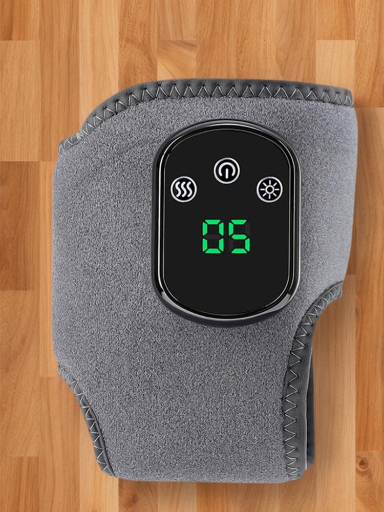 

Перезаряжаемый массажер для лодыжки и стопы 3-в-1 5 уровней нагрева Тепловая повязка для лодыжки Вибрационный массажер с подогревом для ног для облегчения боли и расслабления