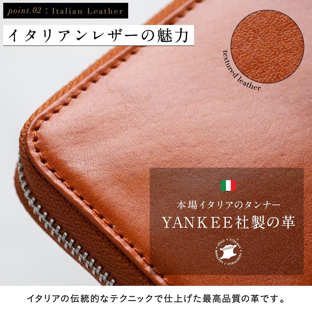 Bellows Wallet Card Holder Coin Case Bill Break Italian Leather Genuine Leather Camel [MURA] Men's Doesn't