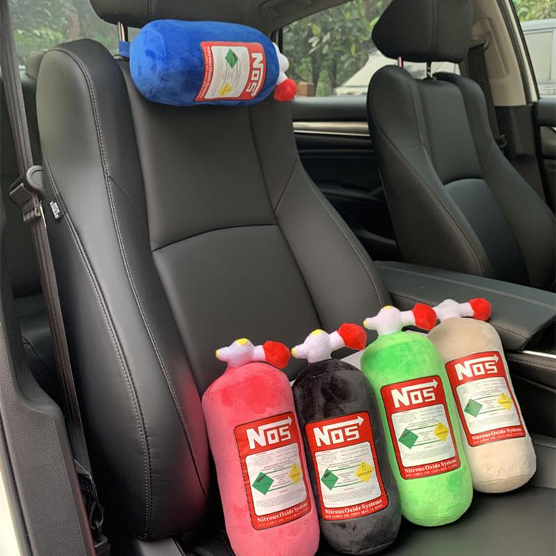 Nitrogen Bottle Car Neck and Waist Headrest Pillow