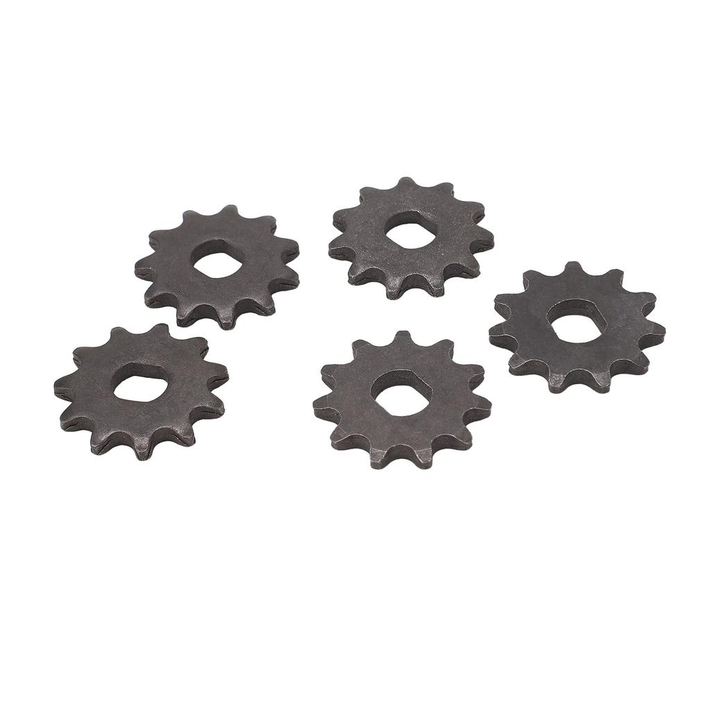 5 PCS T8F 11T Front Sprocket Steel Sturdy Electric Scooter 11T Sprocket for 43cc 47cc 49cc Mini Scooter