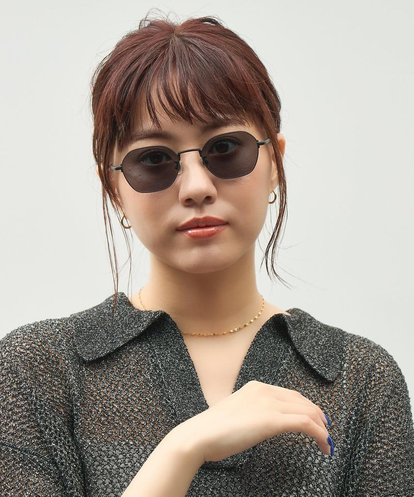 Zoff Sunglasses GDC Metal Frame UV Protection Stylish and Wellington-style (Black (Matte) ZY252G07_14F1) Men's Women's [5020-145]