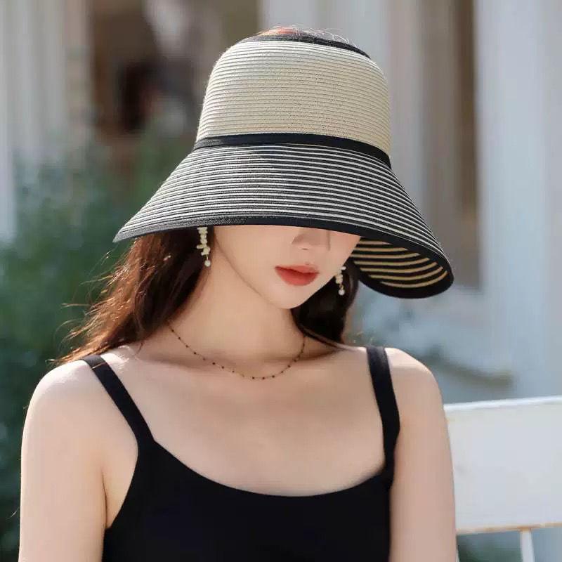 New Hat Summer Cap Breathable Straw Hat Sun Protection Sun Hat Beach Sun Hat Fashion Bucket Hat
