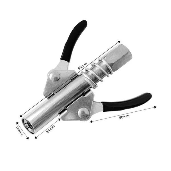 Double Handle Grease Tool Coupler Heavy Duty Quick Release Grease Gun Without/with 30cm Hose