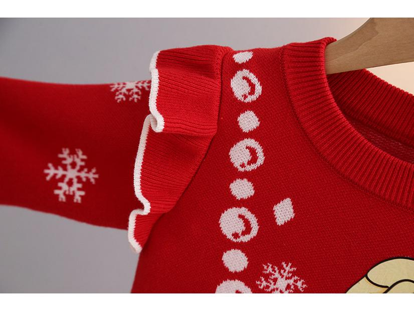 Aisha Woolen Dress for Girls - Elsa Frozen 2025 Spring/Autumn Collection Sweater Dress