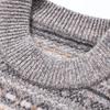 Hengyuanxiang Men's 100% Merino Wool Thickened Winter Sweater