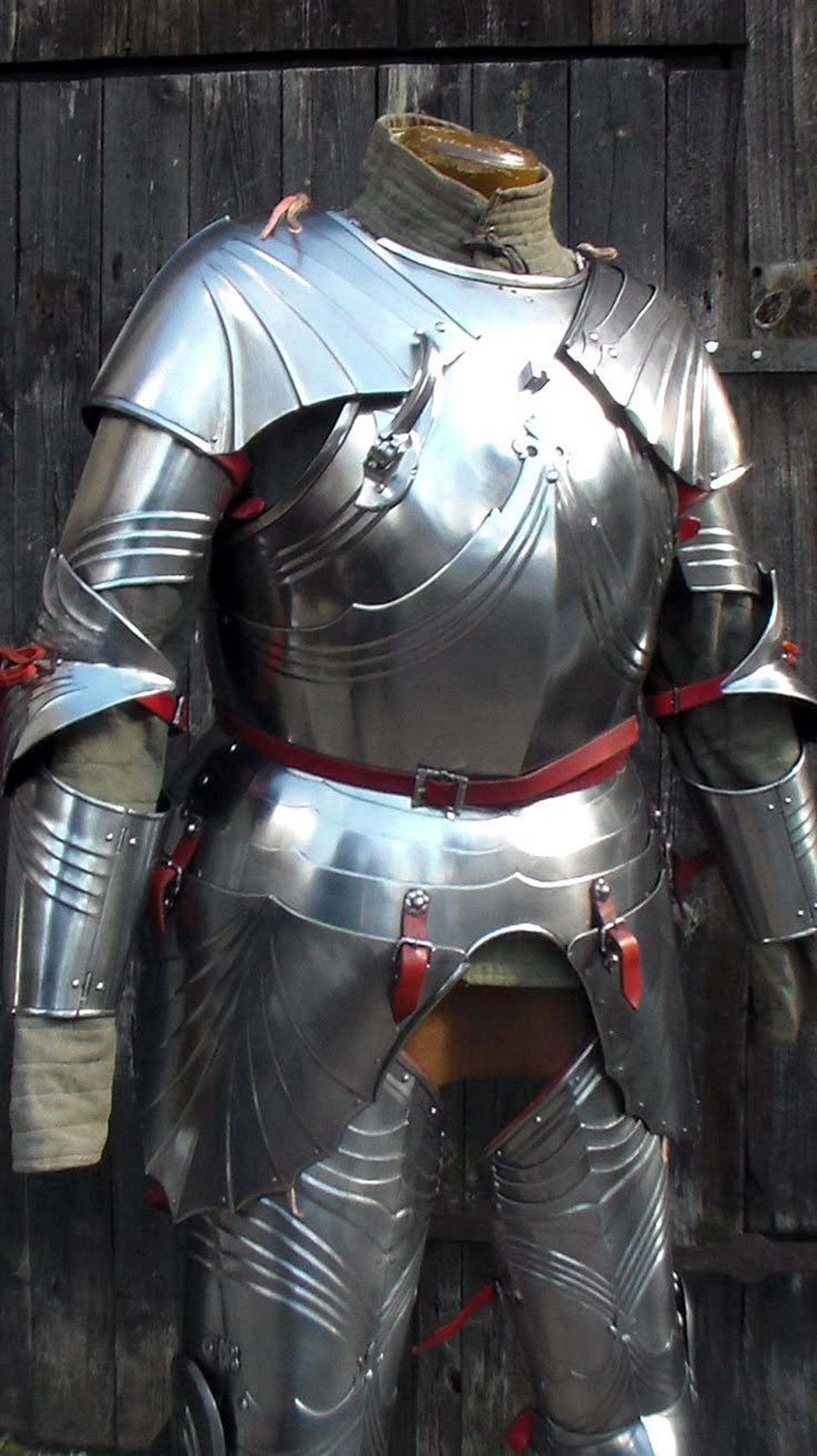 Medieval Gothic Half Body Armor Set Handmade Steel Knight Warrior Costume, Renaissance Fair LARP Cosplay Armor