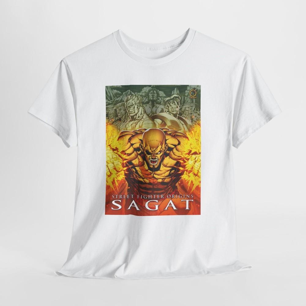 Epic Sagat Tee, Unisex Cotton Shirt, Streetfighter Origins Comic Book Tee