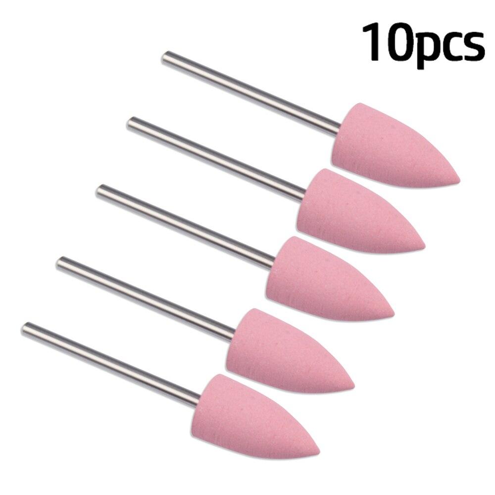 Cutter For Manicure Rubber  BuSilicone Ceramic Millingrr Nail Art Cutter Polishing Buffer Files Electric Machine Drill Bit