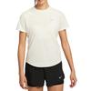 Swoosh Round Neck Quick Dry Casual Short Sleeve Regular T-Shirt Women Tops Silver HM9699133
