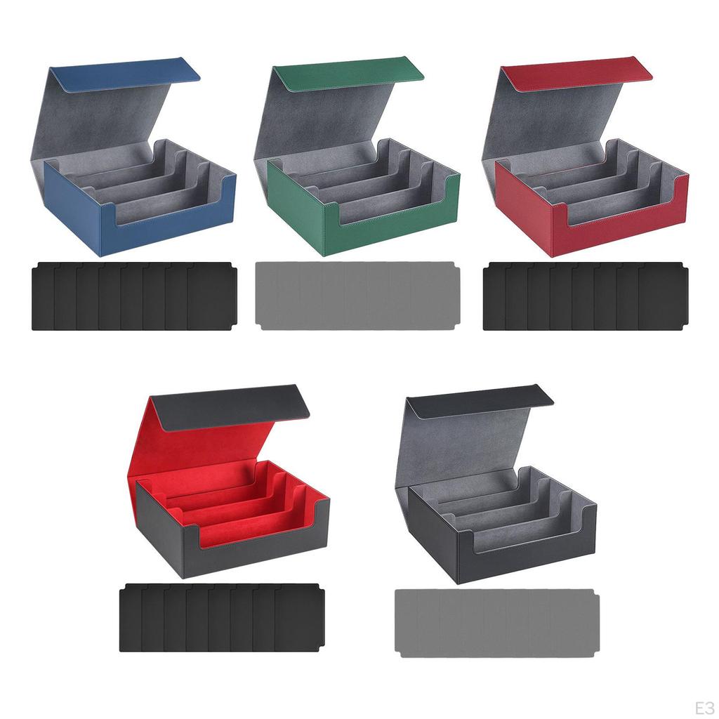 Die Aufbewahrungsbox für Kartendecks fasst 1800 Karten. Robustes und langlebiges Spiel