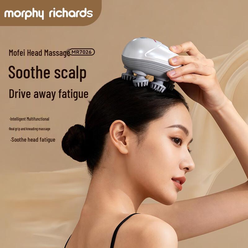 Беспроводной массажер для головы и кожи головы Morphy Richards MR7026, китайская вилка (адаптер в комплекте)