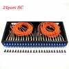 24 Ports Fiber Patch Panel With Sc Pigtail Adapter For Enhanced Connectivity Solutions