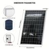 10W Polycrystalline Portable Solar Panel Kit with Controller for Cars