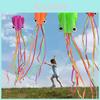 Vibrant Octopus Kite With Long Tail For Kids Outdoor Grassland Park Fun